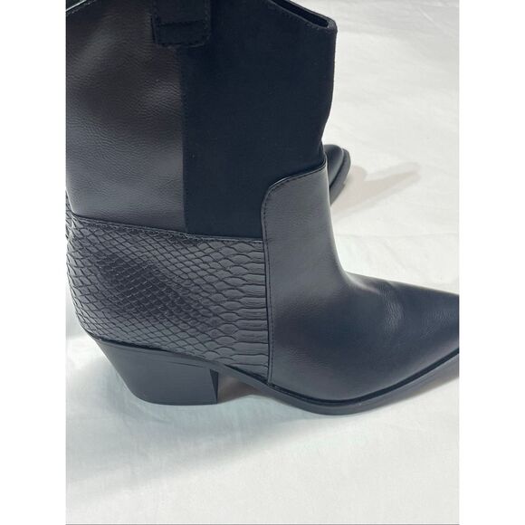 Sand & Stone Women's Biancaa Western Block Heel Booties 8 - Picture 5 of 8